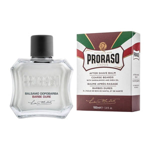PRORASO | RED AFTER SHAVE BALM – SHEA BUTTER & SANDALWOOD (100ML)