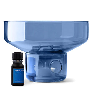 Glass Oil Burner And Essential Oil Gift Set